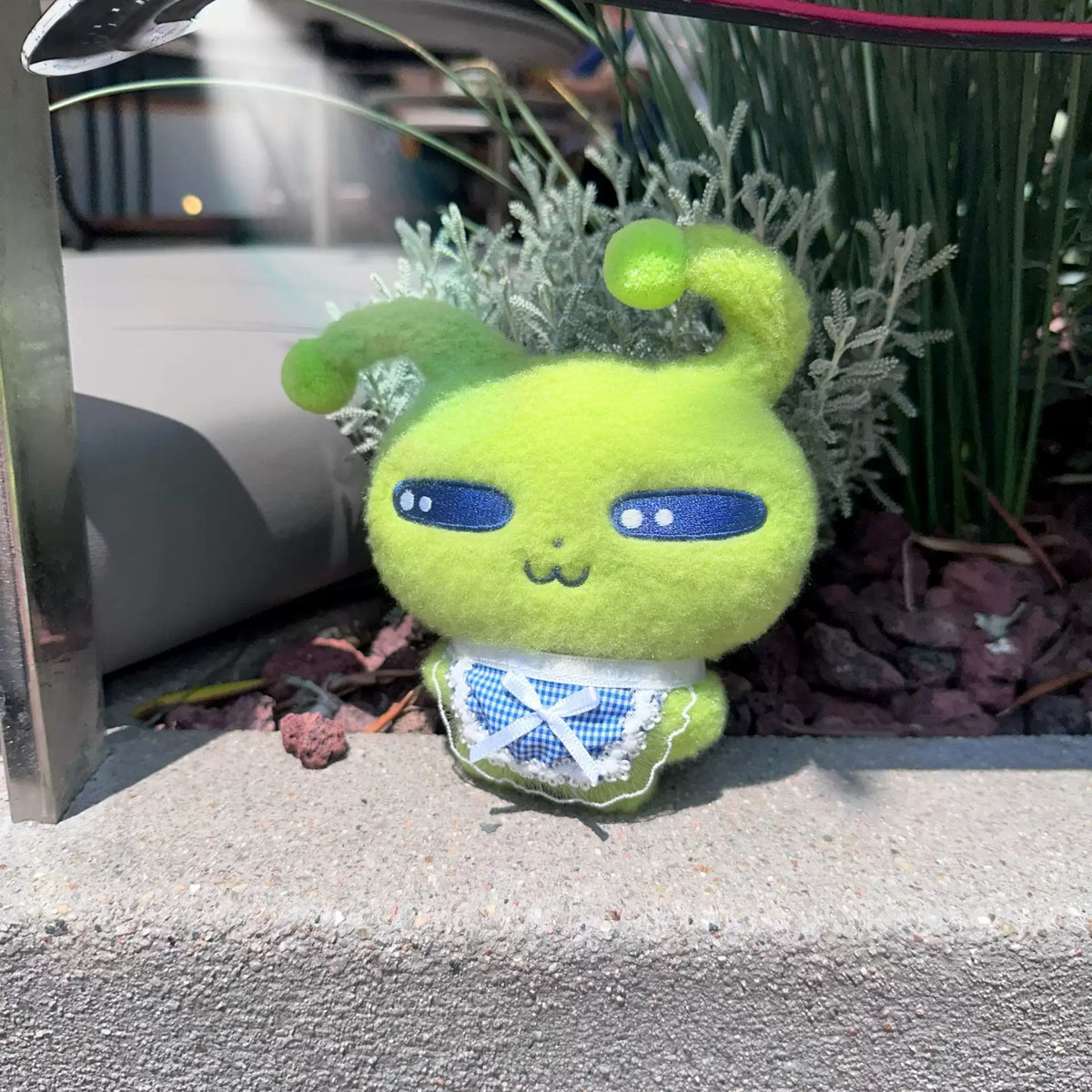 INNER REFLECTION - GREEN ALIEN BABY PLUSH CHARM