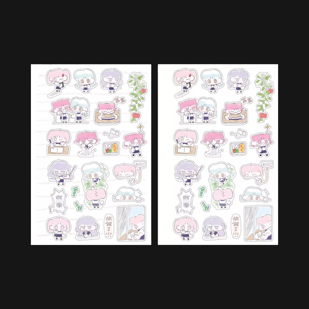 AGUGU - SCHOOL DAYS STICKER SHEET