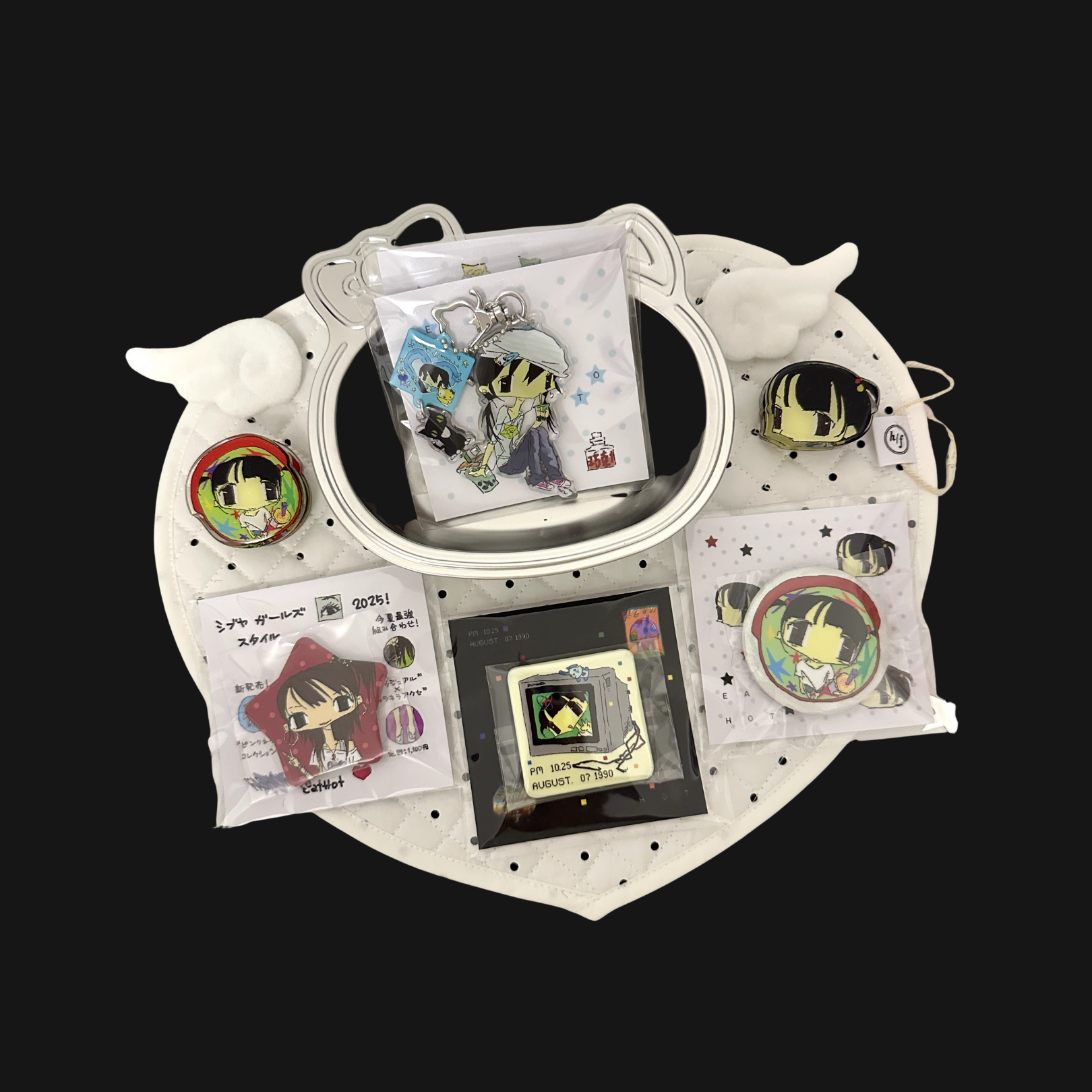 7.45 X EAT HOT - BOBA TRIP KEYCHAIN / CLIP / BADGE