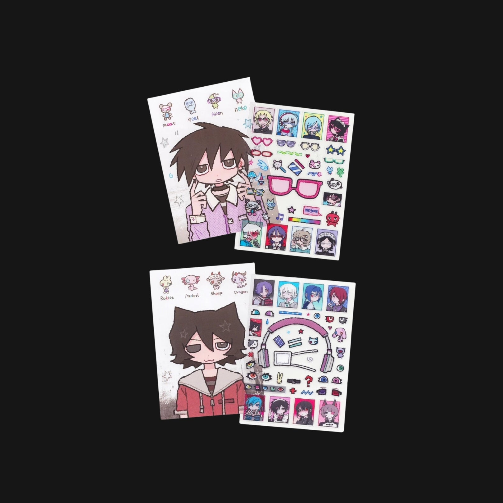 ELEVATOR TO HELL - HETEROCHROMIA STICKER SHEET