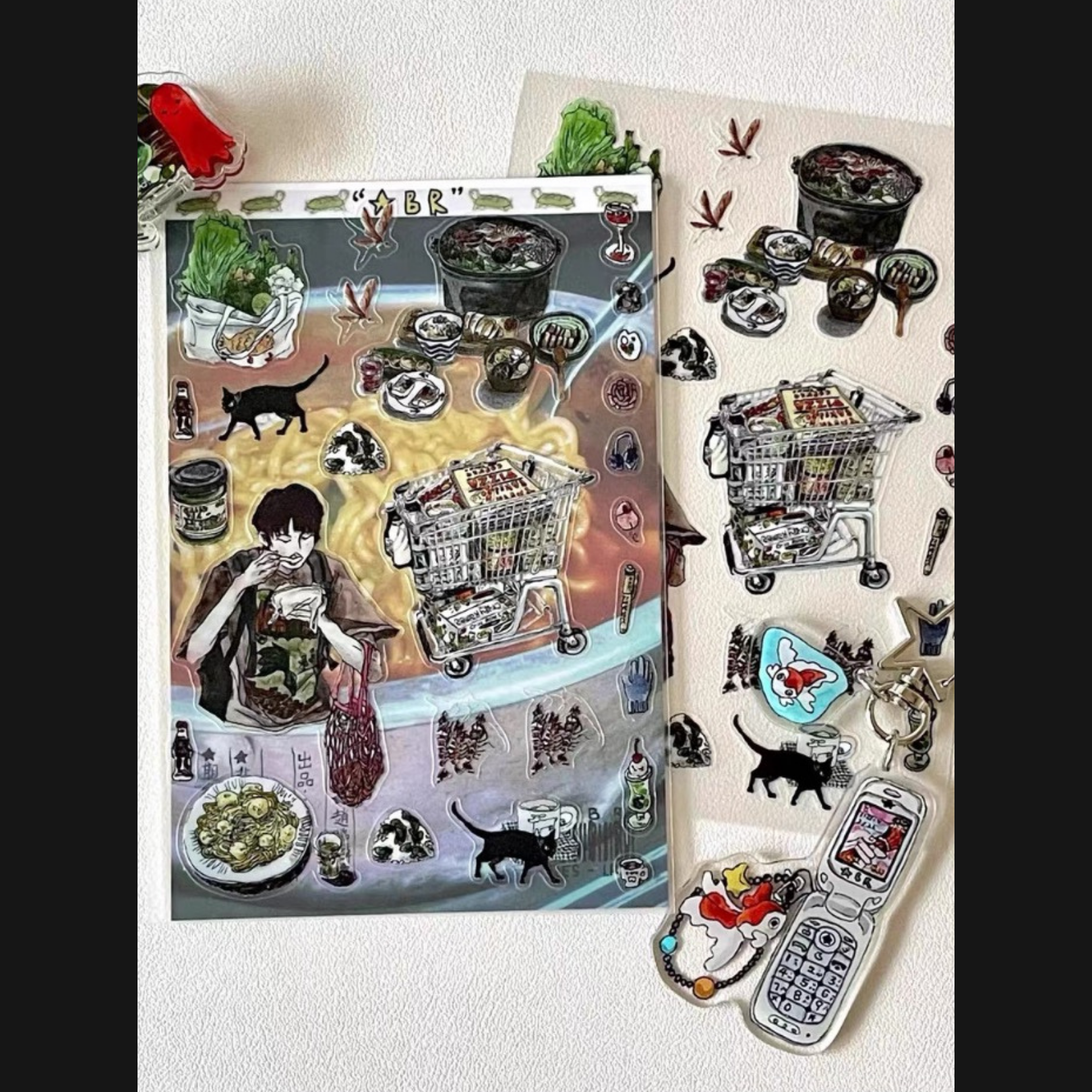 RUILIN ZHAO - WHAT'S FOR DINNER STICKER SHEET