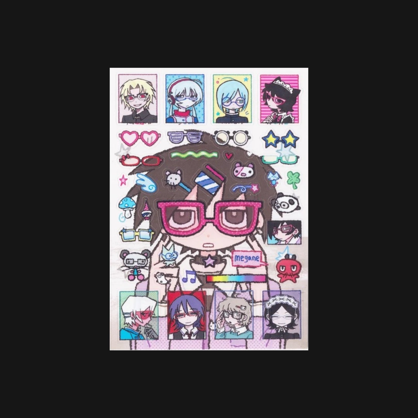ELEVATOR TO HELL - HETEROCHROMIA STICKER SHEET