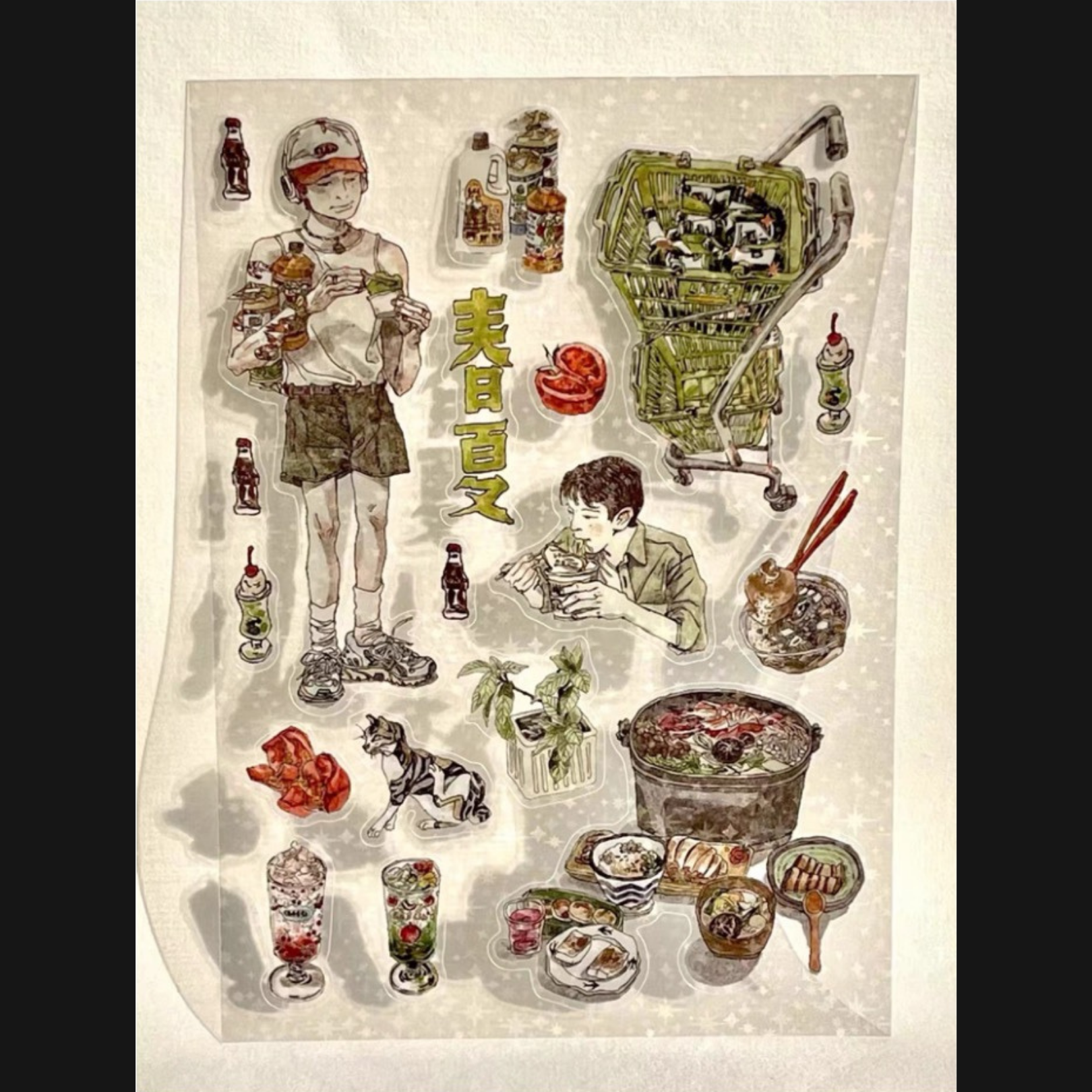 RUILIN ZHAO - IN BETWEEN SPRING & SUMMER STICKER SHEET