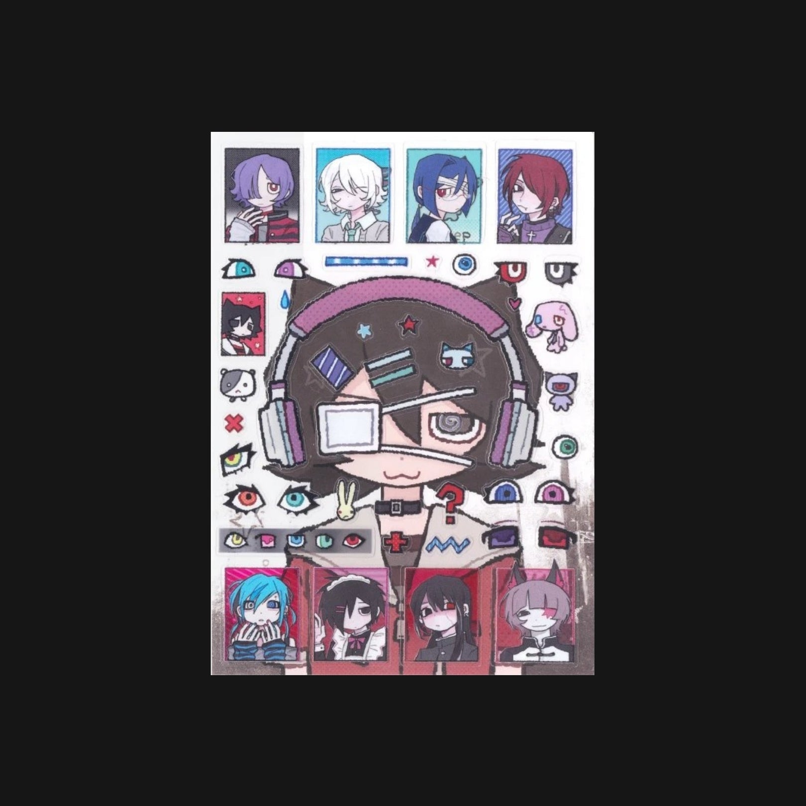 ELEVATOR TO HELL - HETEROCHROMIA STICKER SHEET