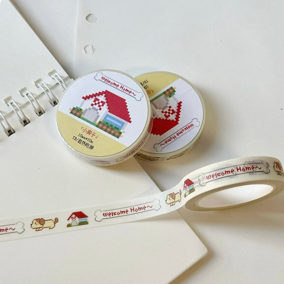 EAT HOT - CUTE PIXEL SERIES STICKER ROLL