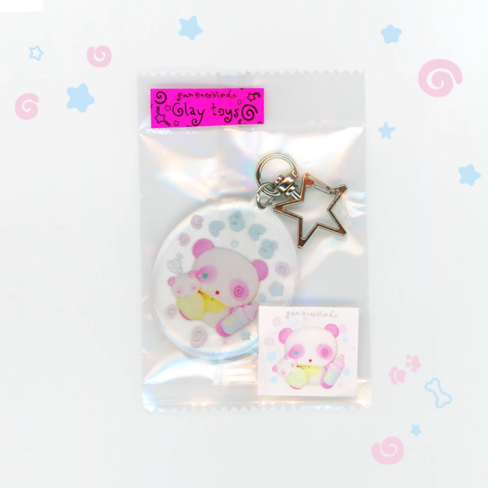 Sunonebird - Clay Toys Keychain
