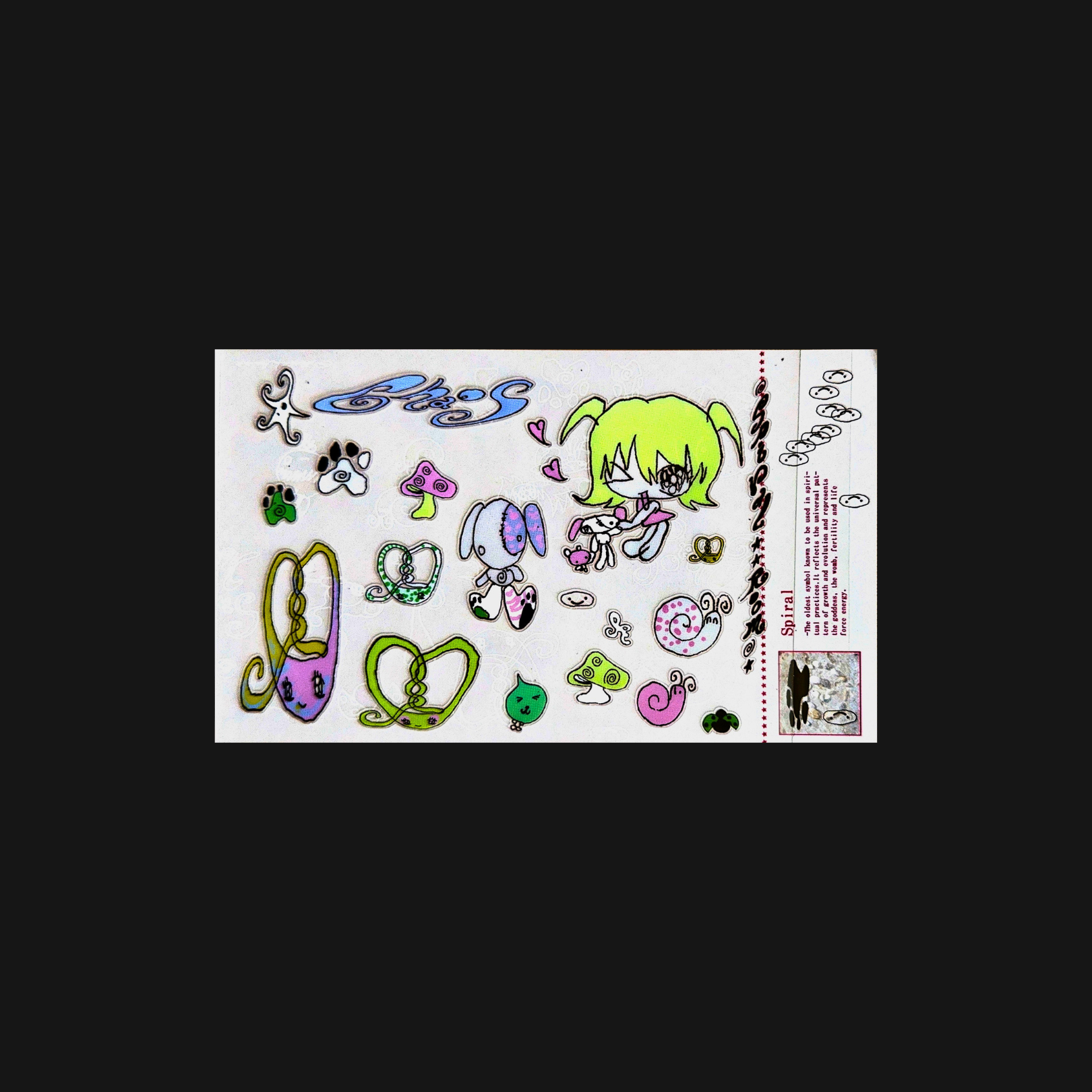 TuizhAaaa - Spiral Room Sticker Sheet