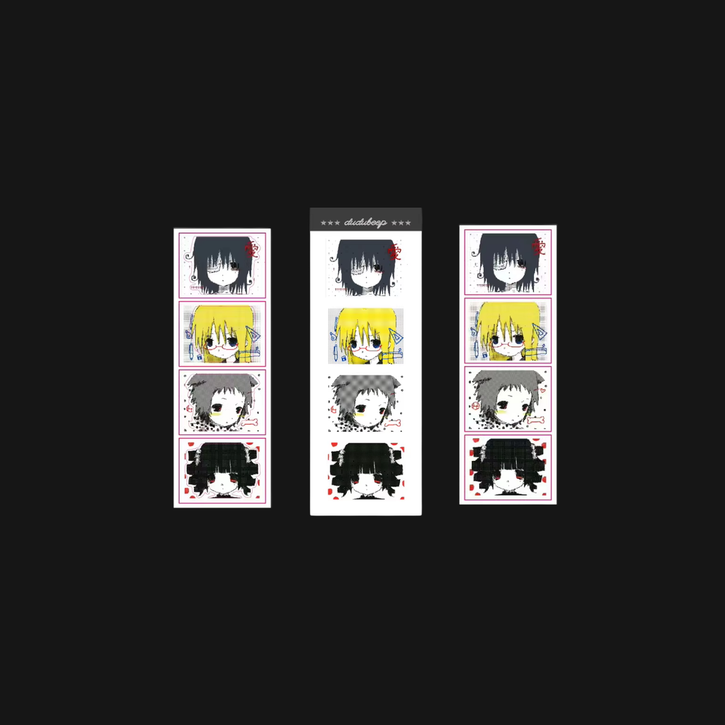 DUDU DEEP - DISTORT CAMPUS STICKER SHEET