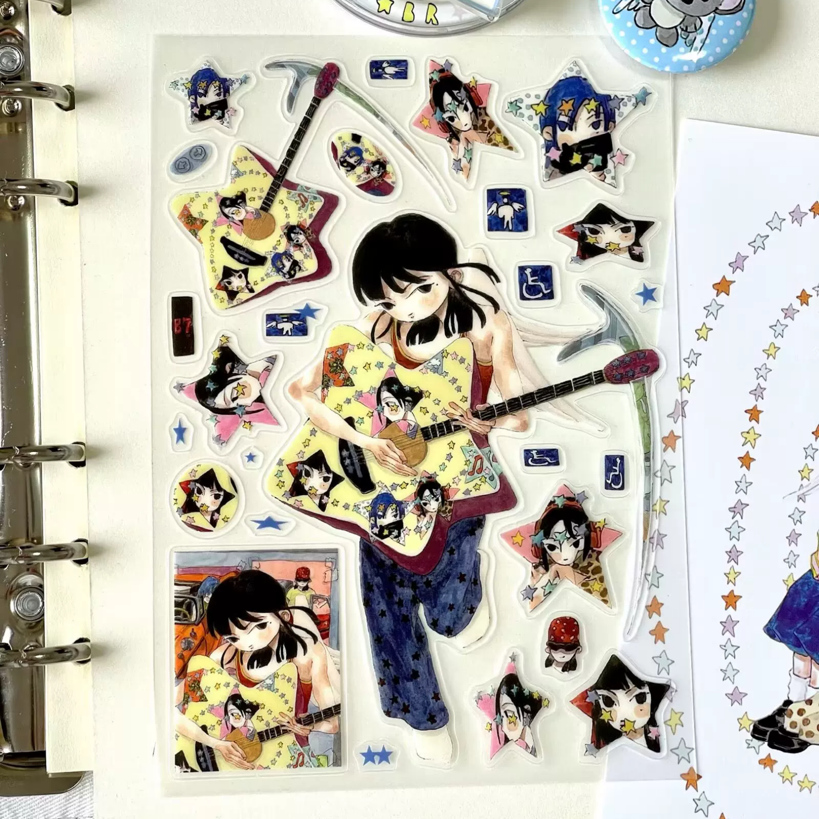 RUILIN ZHAO - HEAVEN ELEVATOR STICKER SHEET