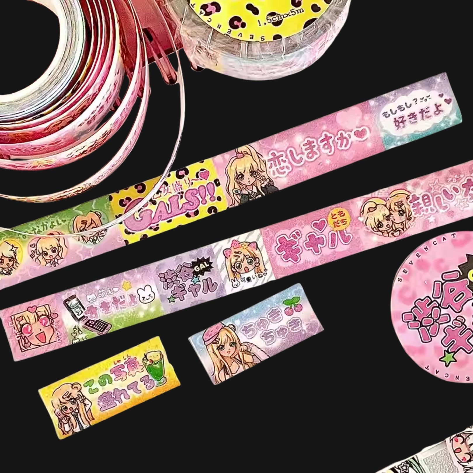 SEVENCAT - SHIBUYA GYARU STICKER ROLL