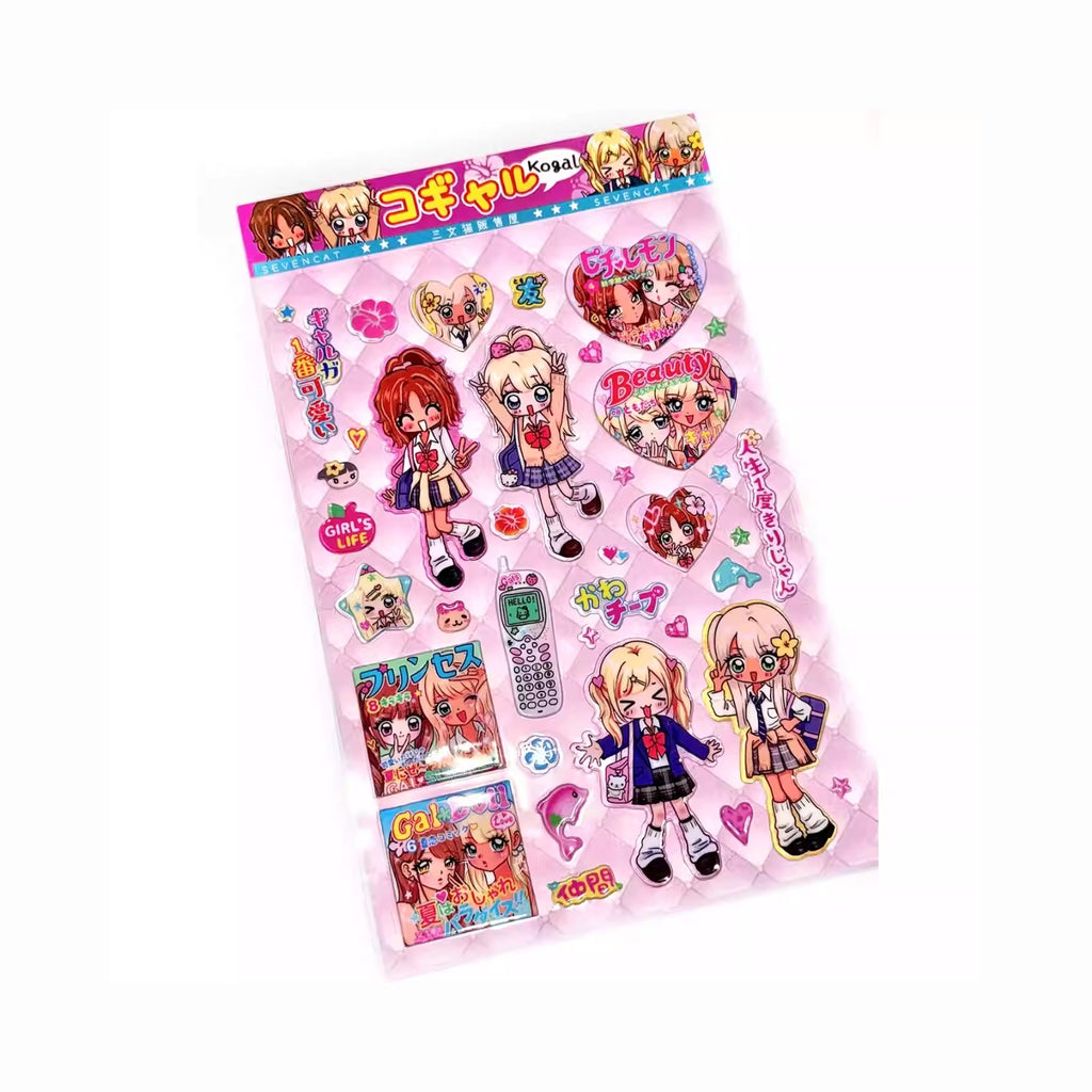 SEVENCAT - JK SPICY GIRL STICKER SHEET