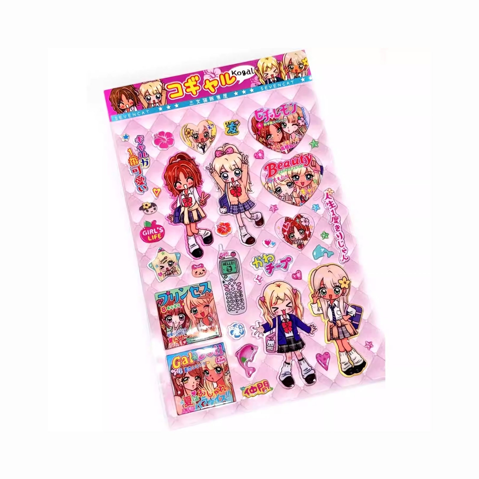 SEVENCAT - JK SPICY GIRL STICKER SHEET
