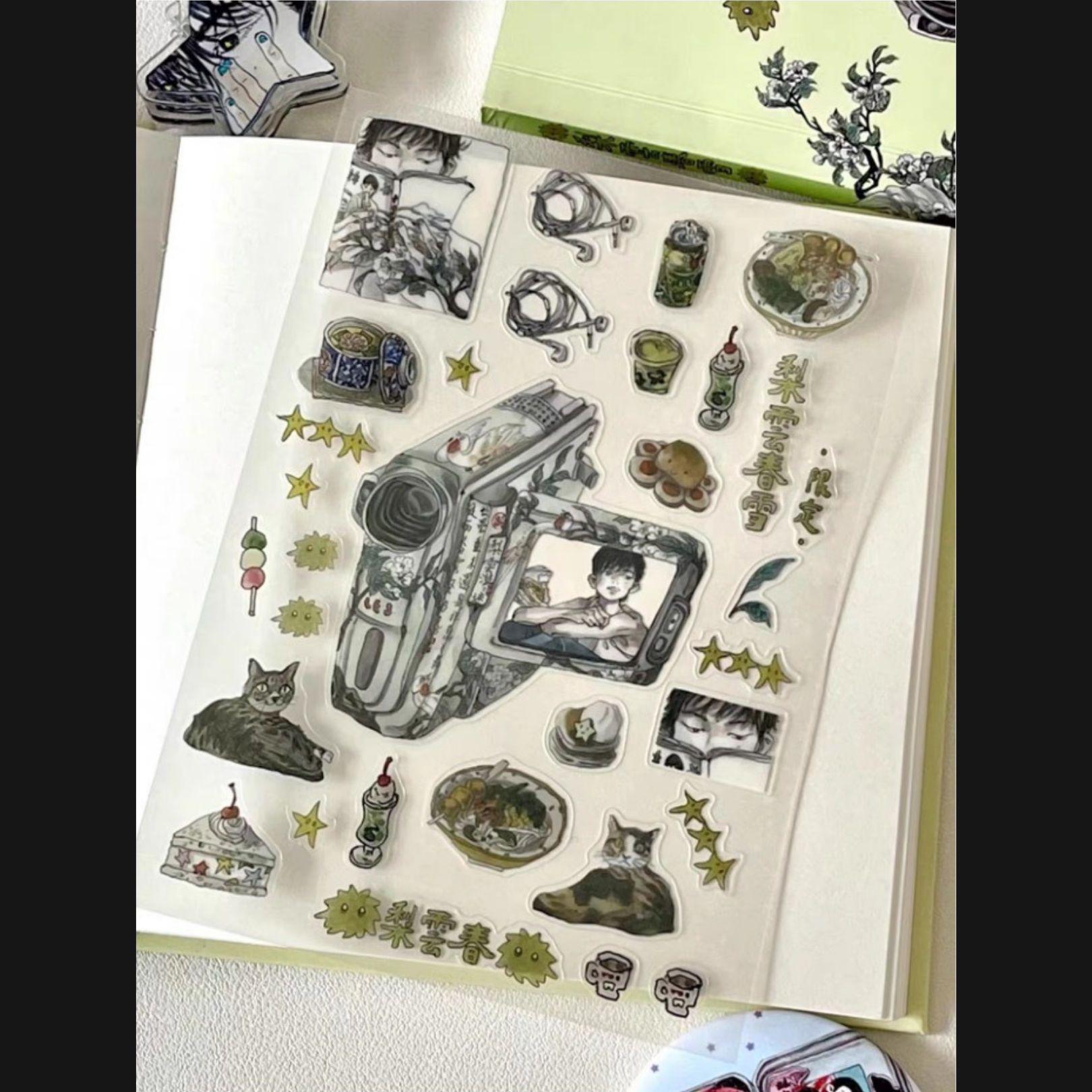 RUILIN ZHAO - SOFT CAMERA STICKER SHEET