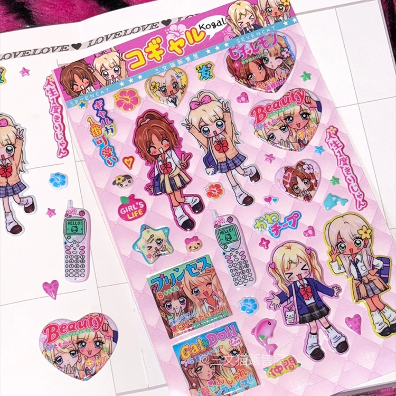 SEVENCAT - JK SPICY GIRL STICKER SHEET