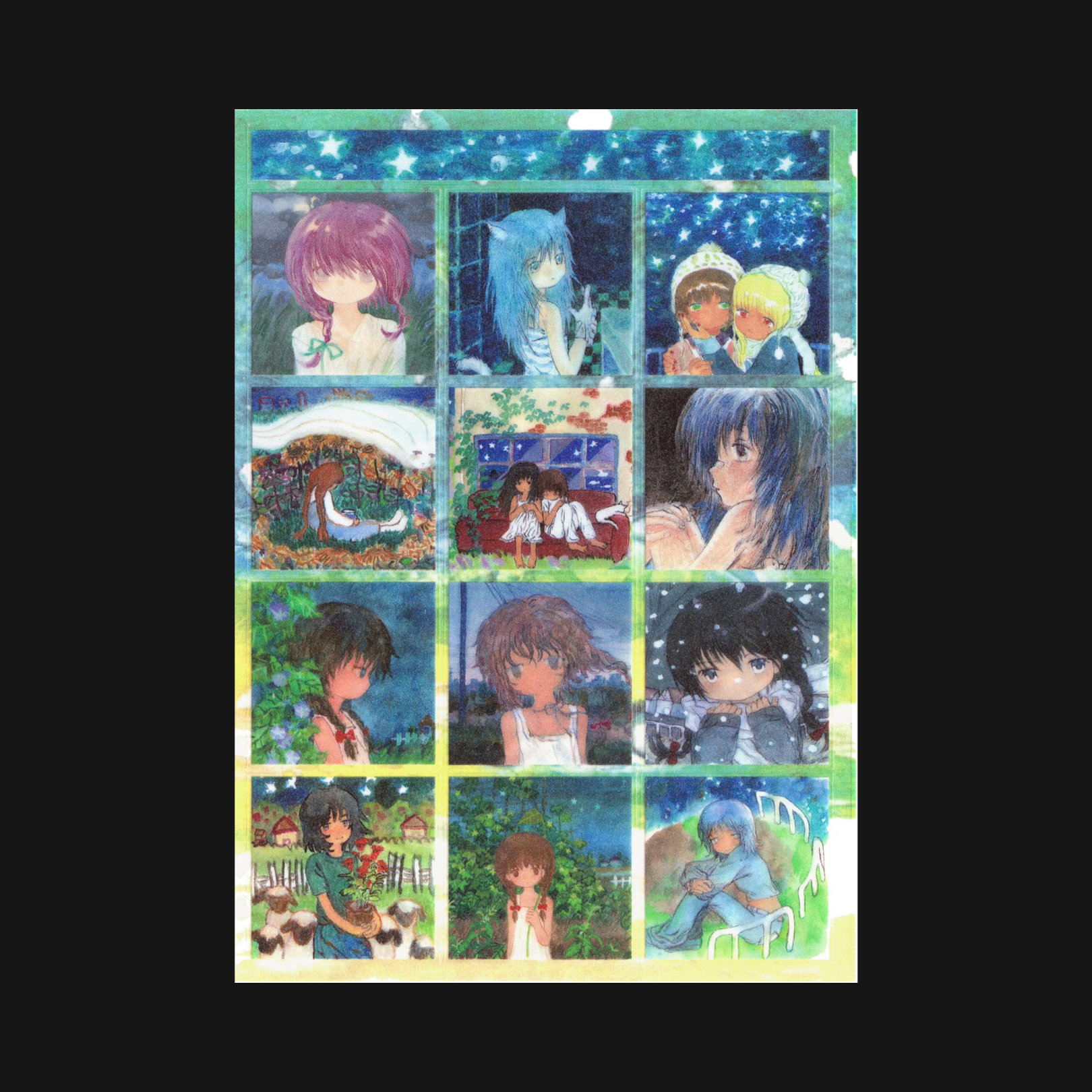 LIGHTEDSNOW - ORIGINAL SERIES STICKER SHEET