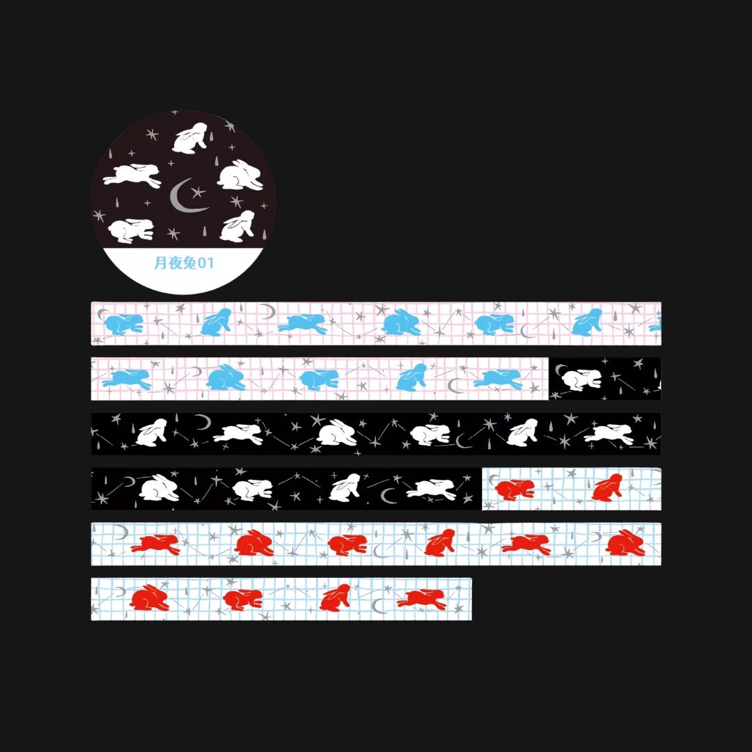 AGUGU - MOONLIT BUNNY STICKER ROLL