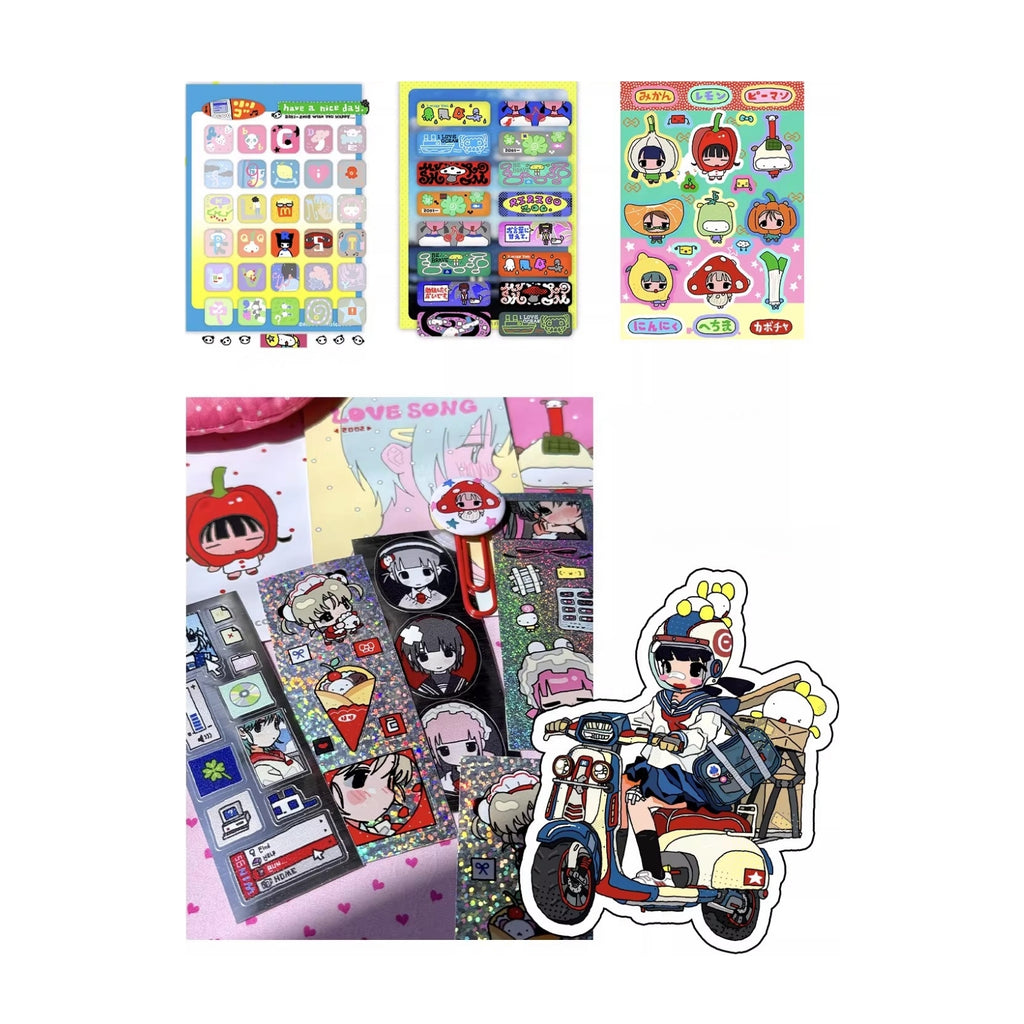 RIRICOZOO - CUBE CANDIES STICKER SHEETS