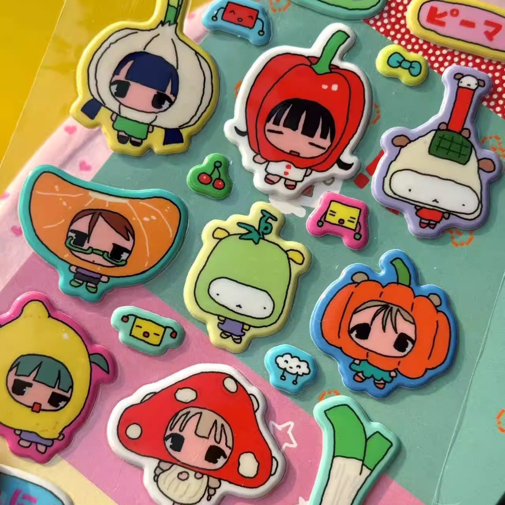 RIRICOZOO - CUBE CANDIES STICKER SHEETS
