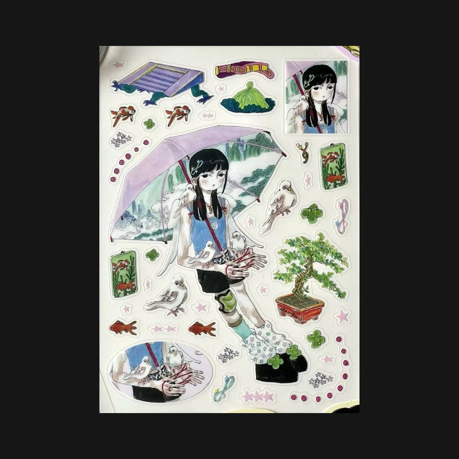 RUILIN ZHAO - JIANGNAN RAIN STICKER SHEET