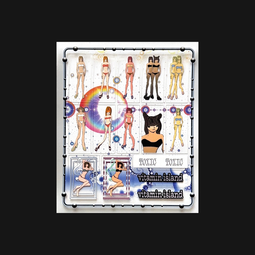 Niptong - Bikini Girl Sticker Sheet