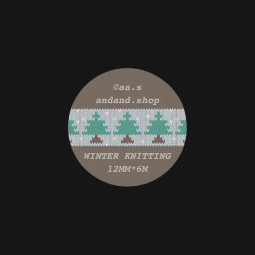 AndAnd. - Winter Sweater Sticker Roll