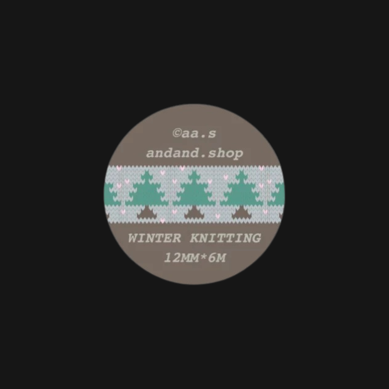 AndAnd. - Winter Sweater Sticker Roll