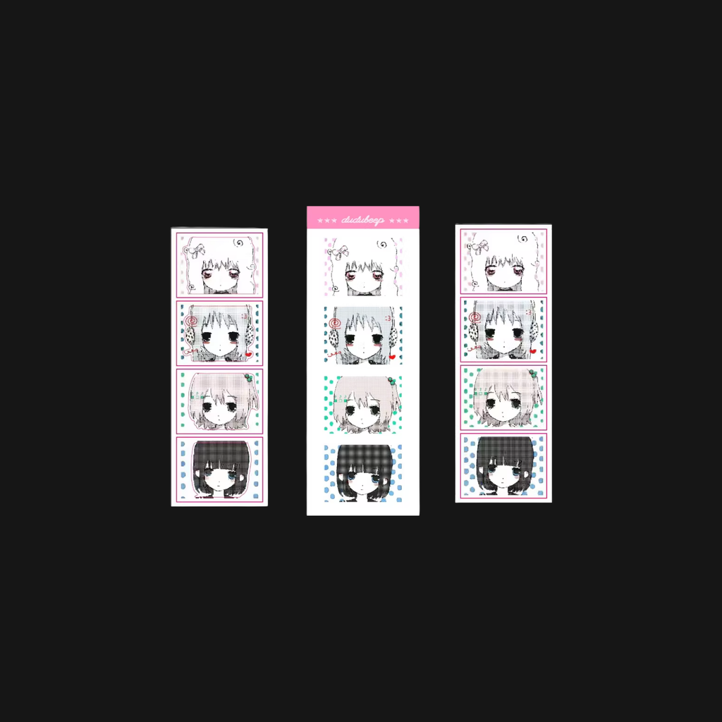 DUDU DEEP - DISTORT CAMPUS STICKER SHEET