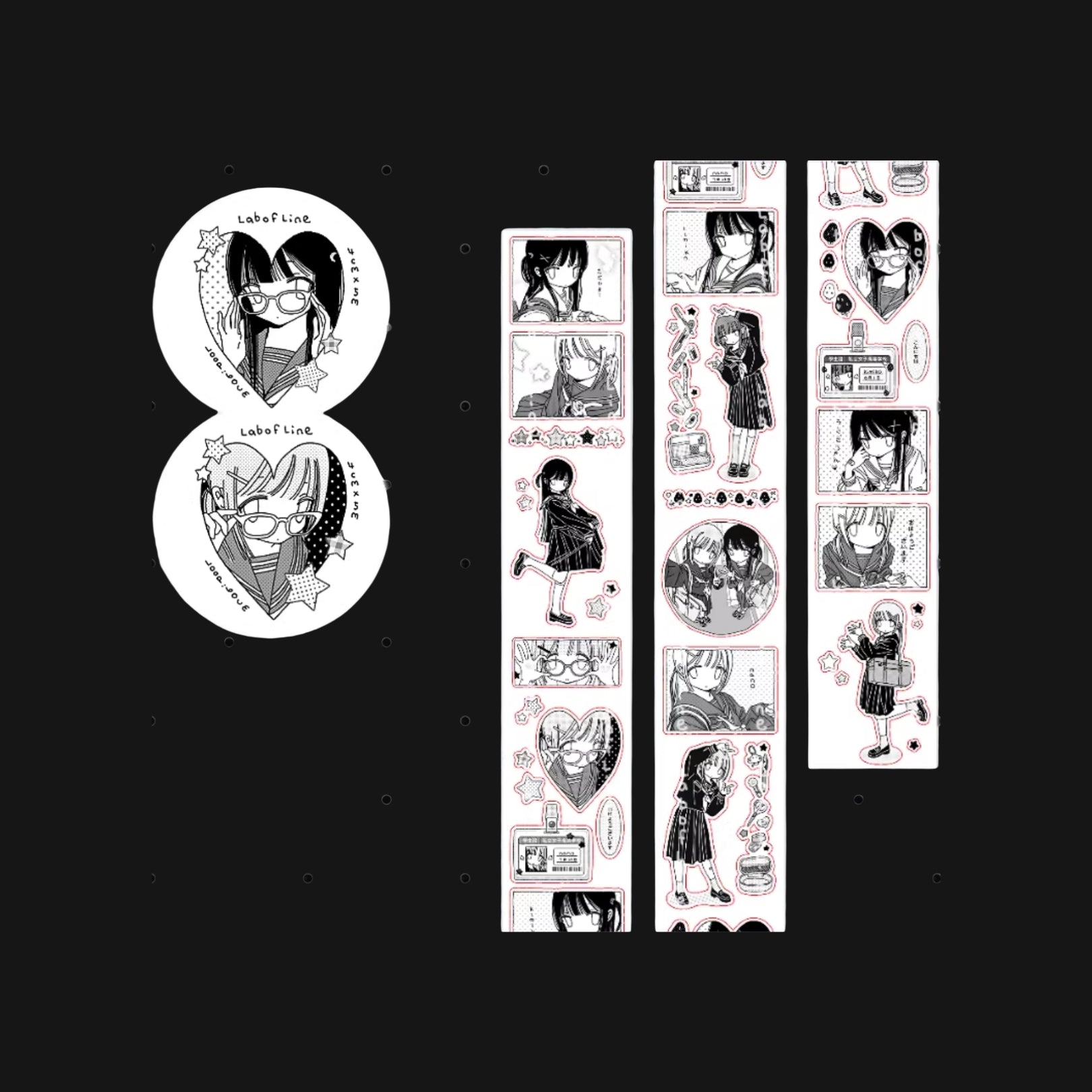 LAB OF LINE - ELECTRIC WAVE ON AIR STICKER ROLL