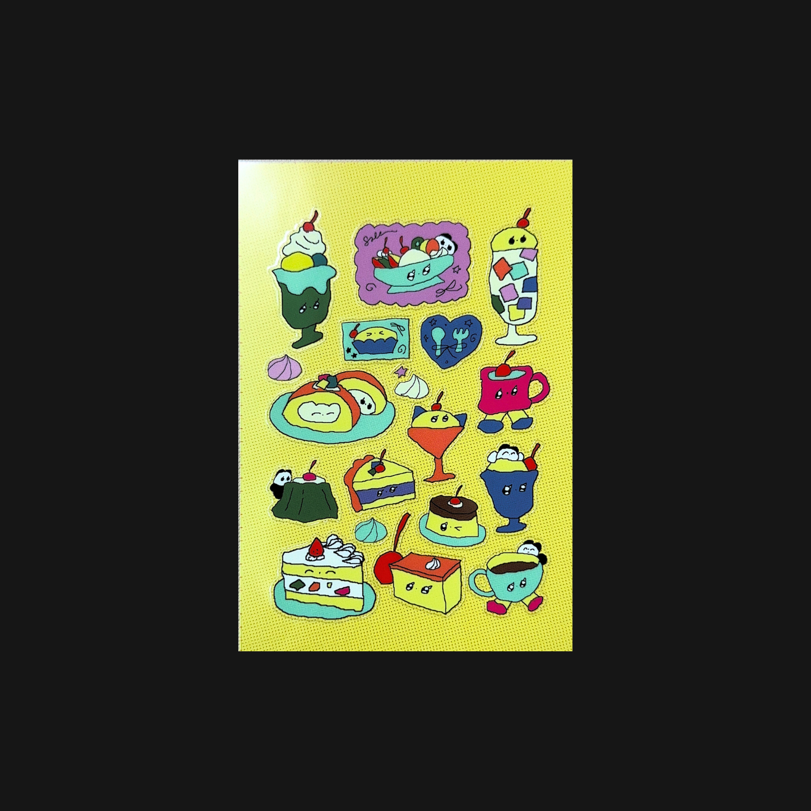 YAO x Creamhoney - Pudding Soda Sticker Sheet