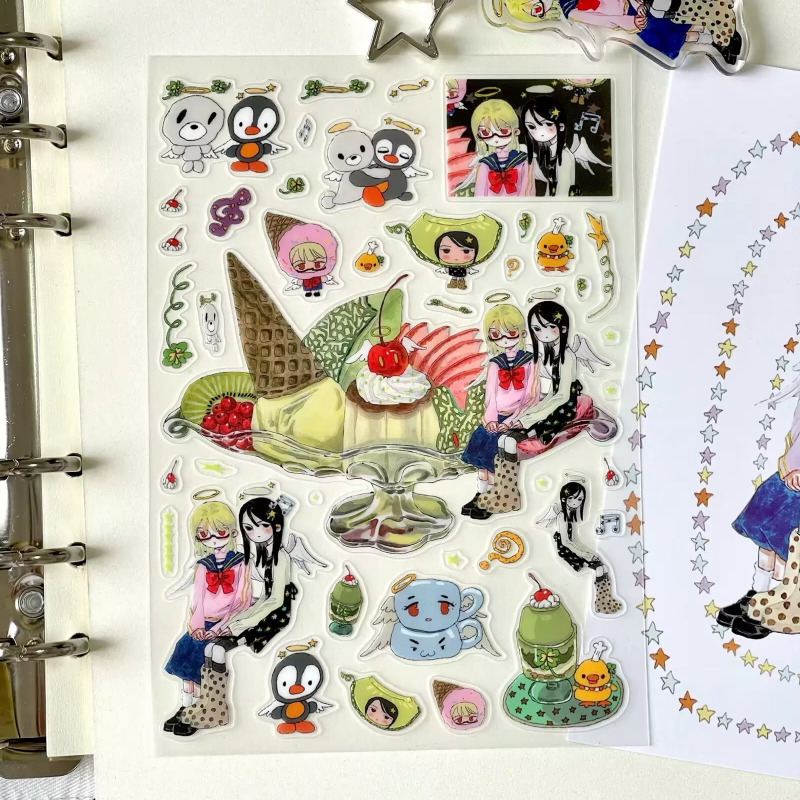RUILIN ZHAO - ANGEL PUDDING BOAT STICKER SHEET