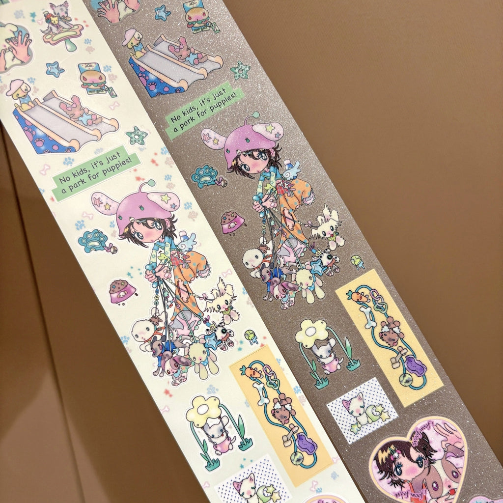 SUNONEBIRD X ACCIO - RUN RUN PARK STICKER ROLL