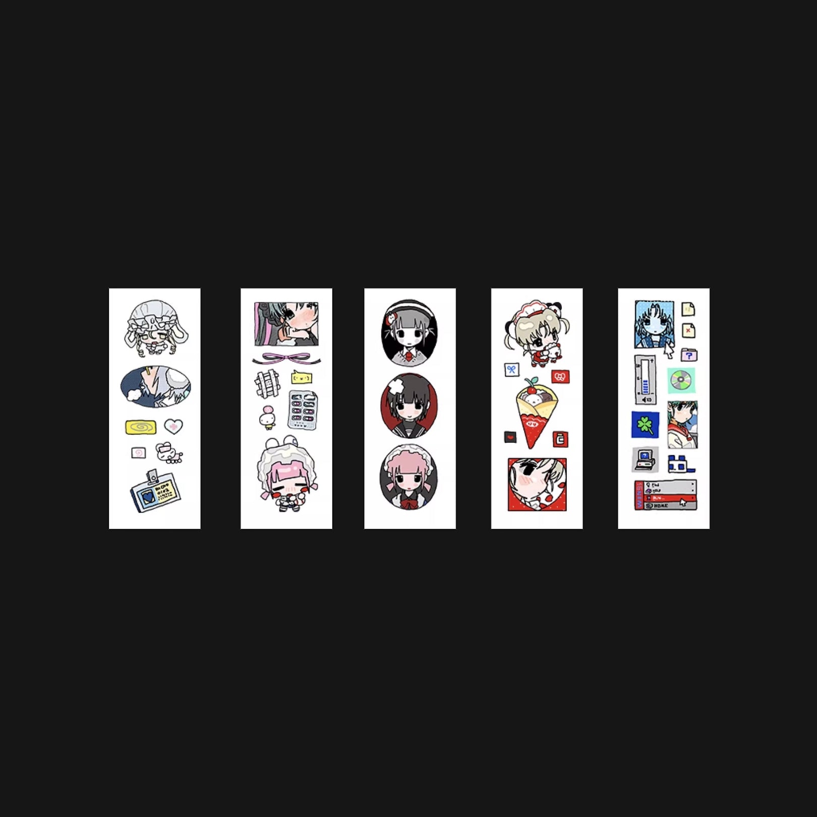 RIRICOZOO - CUBE CANDIES STICKER SHEETS