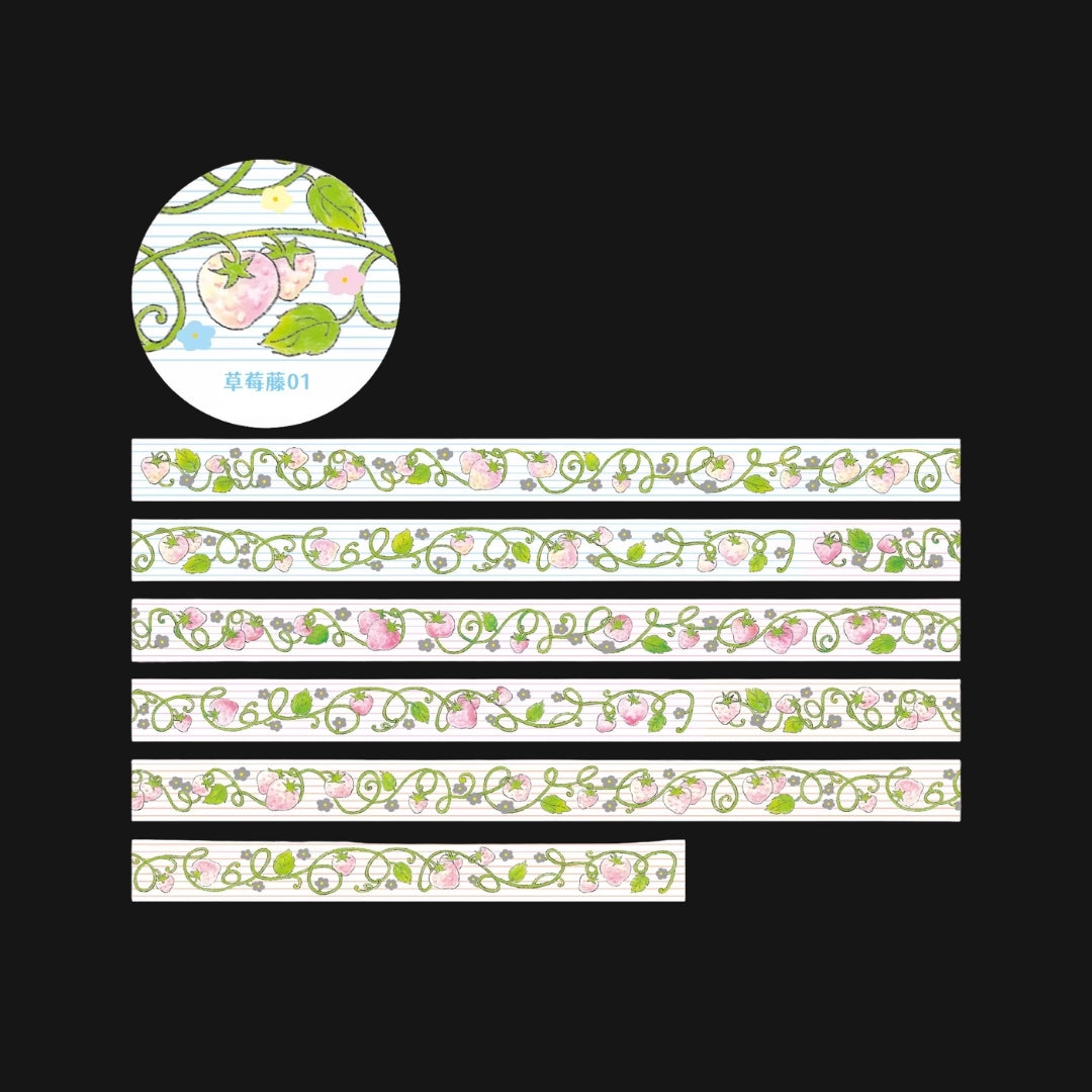 AGUGU - STRAWBERRY VINE STICKER ROLL