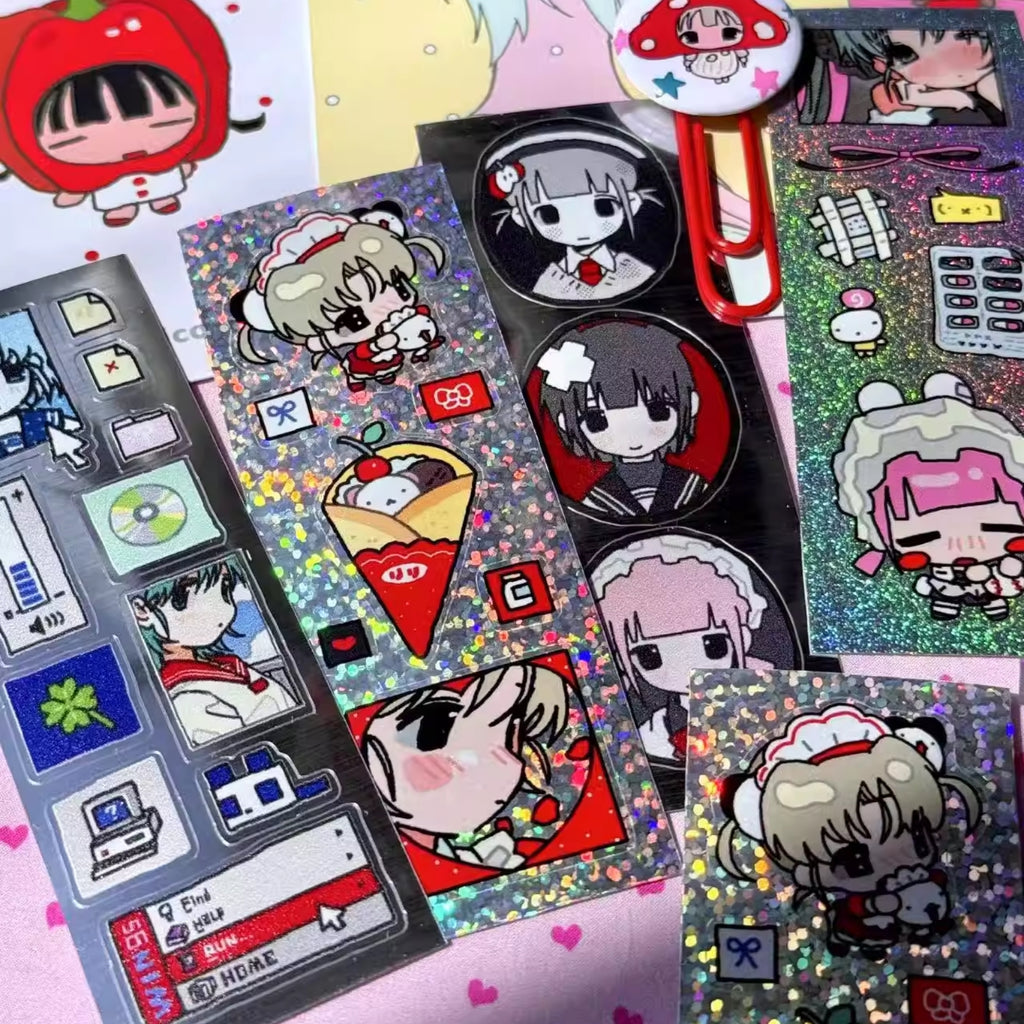 RIRICOZOO - CUBE CANDIES STICKER SHEETS