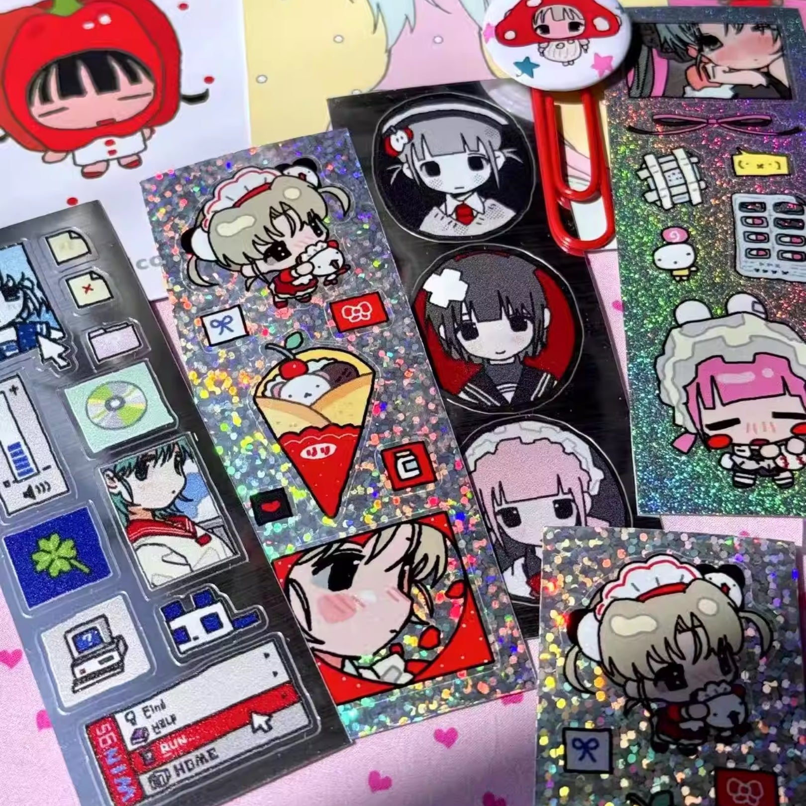 RIRICOZOO - CUBE CANDIES STICKER SHEETS