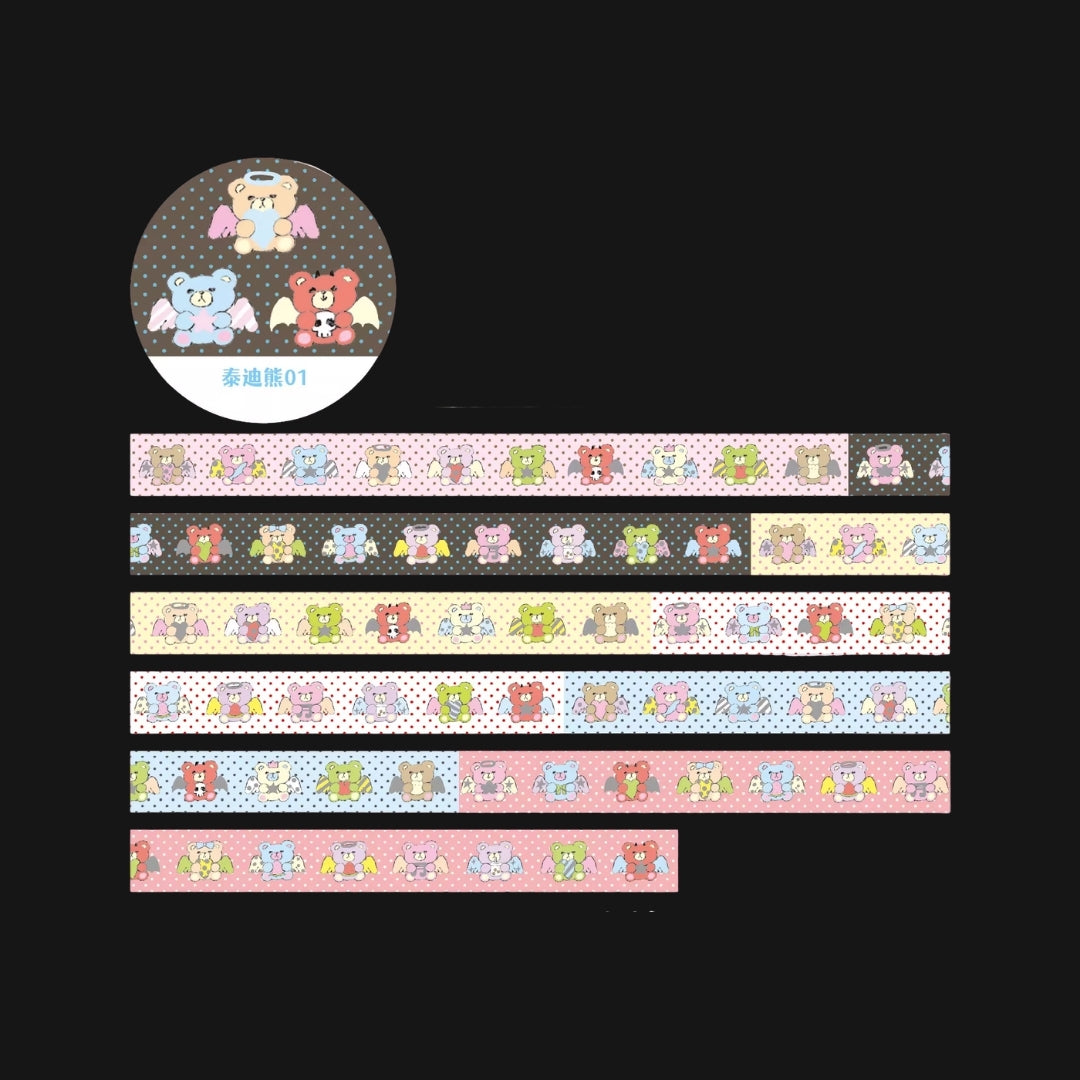 AGUGU - TEDDY BEAR STICKER ROLL