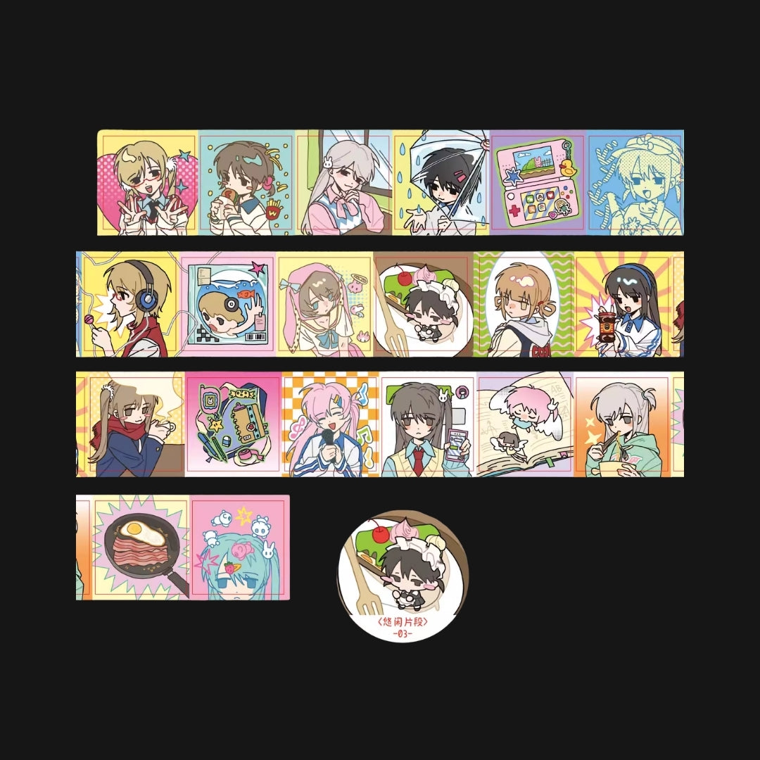 AGUGU - LEISURE MOMENT STICKER ROLL