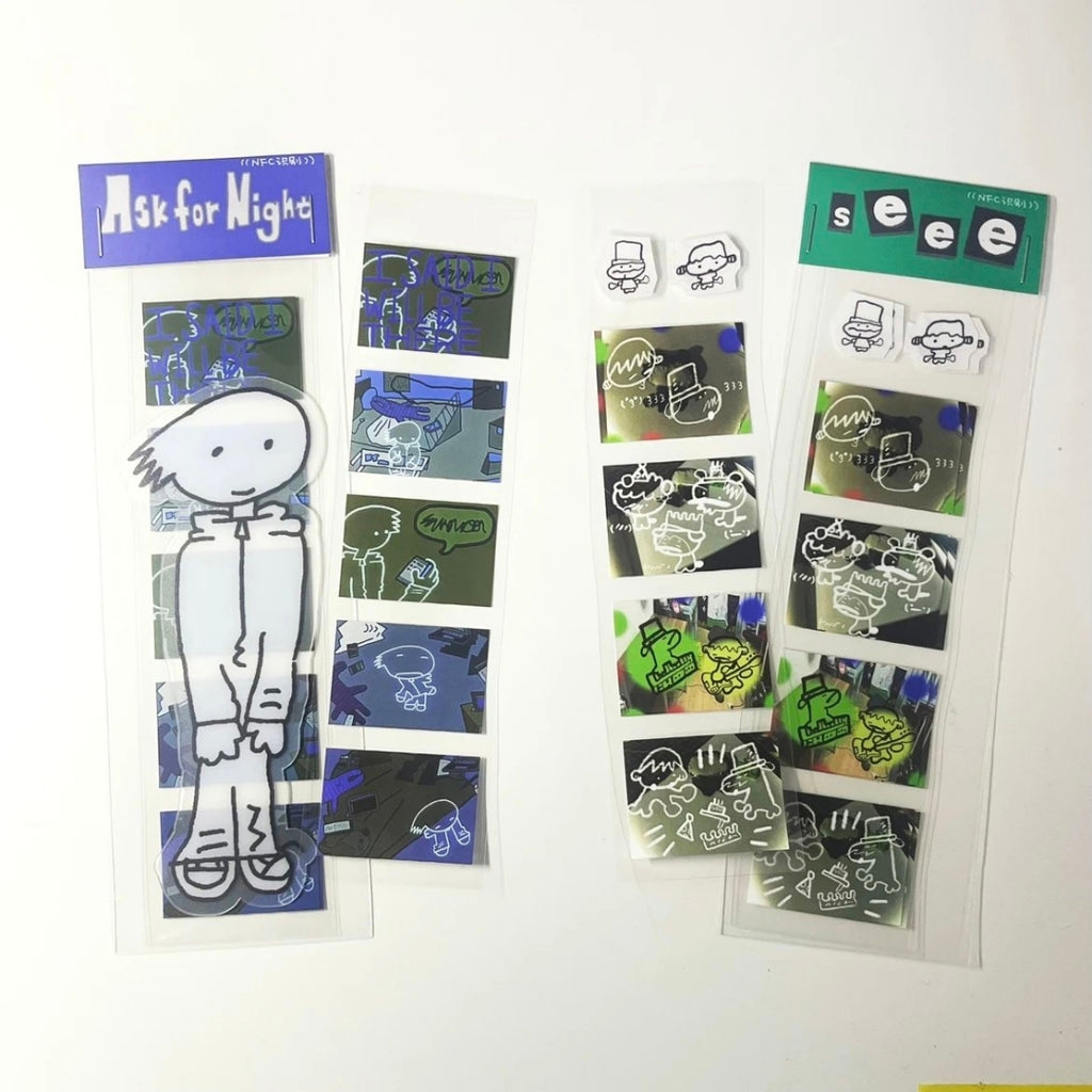 FLUFFY RATS - SEEE & ASK FOR NIGHT STICKER PACK