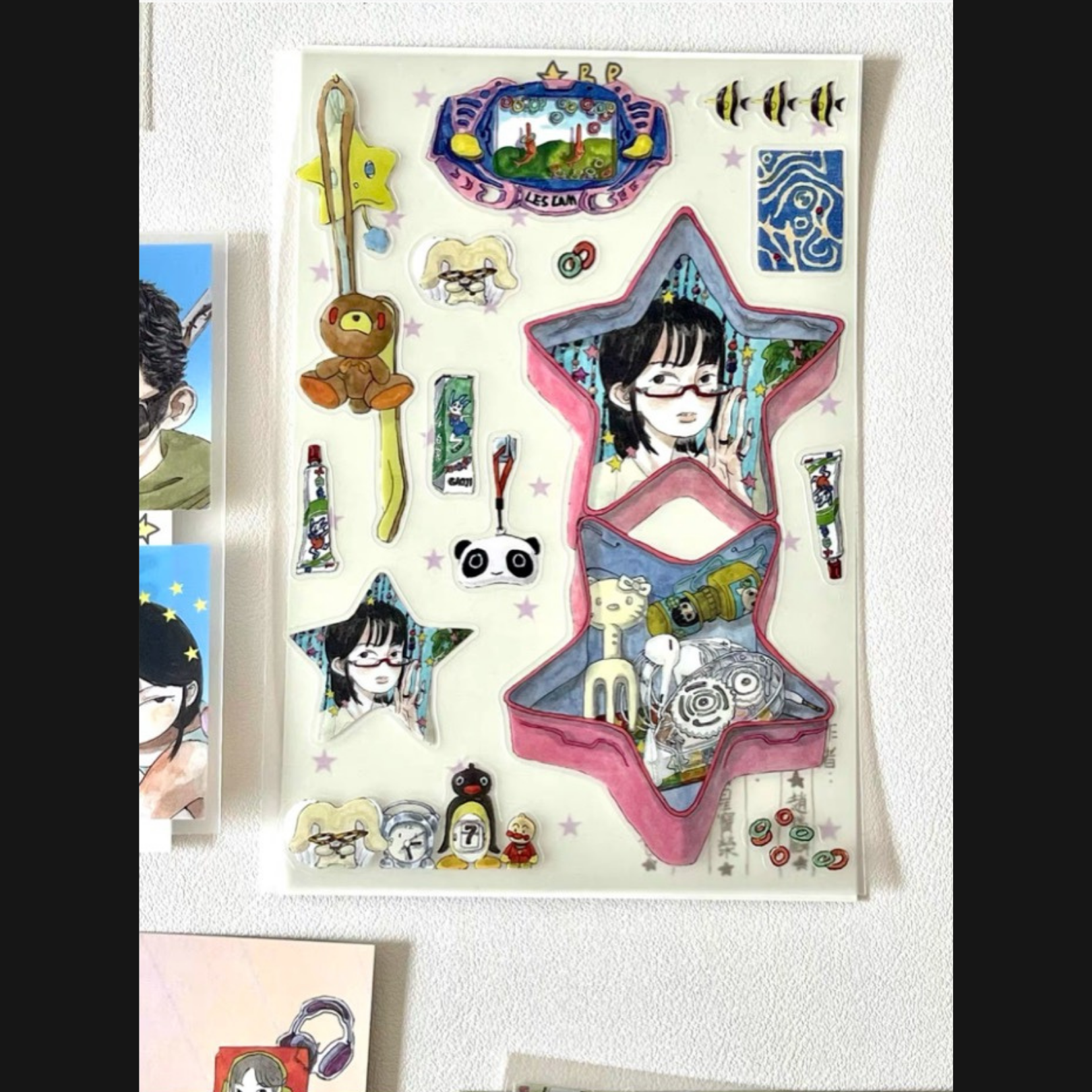 RUILIN ZHAO - STAR TIN STICKER SHEET