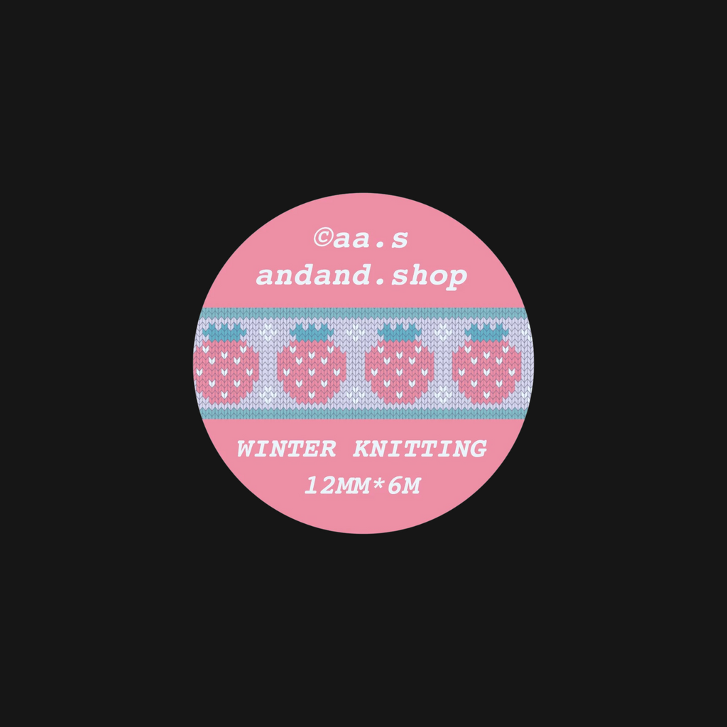 AndAnd. - Winter Sweater Sticker Roll