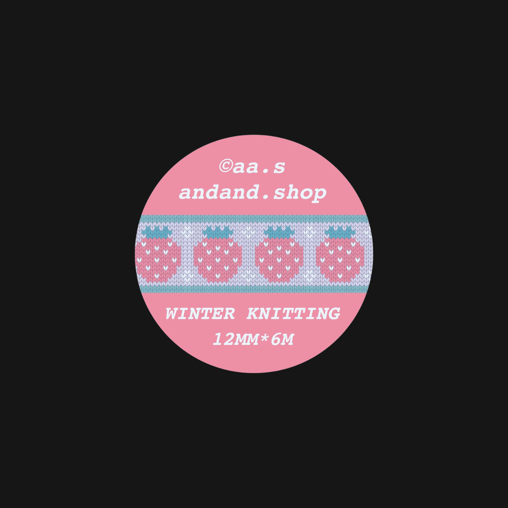 AndAnd. - Winter Sweater Sticker Roll