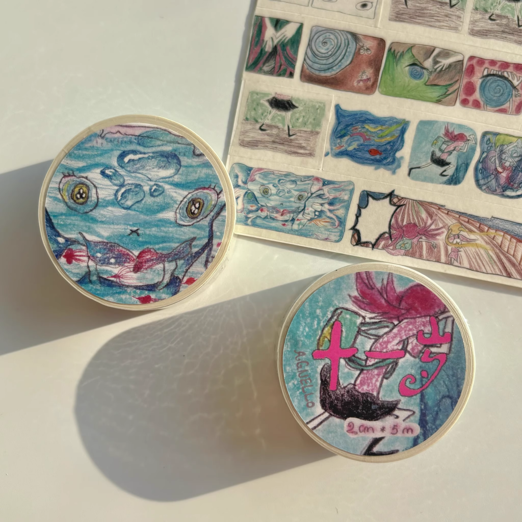 AGNELLO - ELEVEN YEARS OLD WASHI TAPE STICKER ROLL