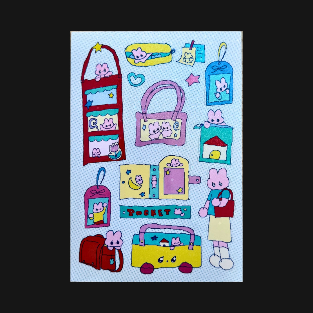 CREAMHONEY - SHOPPING BAGS STICKER SHEET