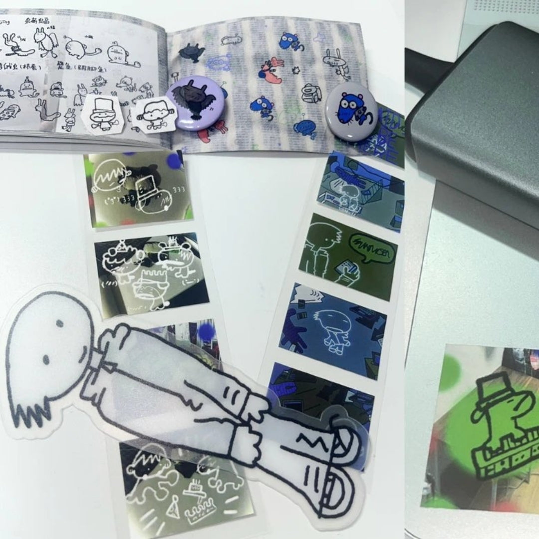 FLUFFY RATS - SEEE & ASK FOR NIGHT STICKER PACK