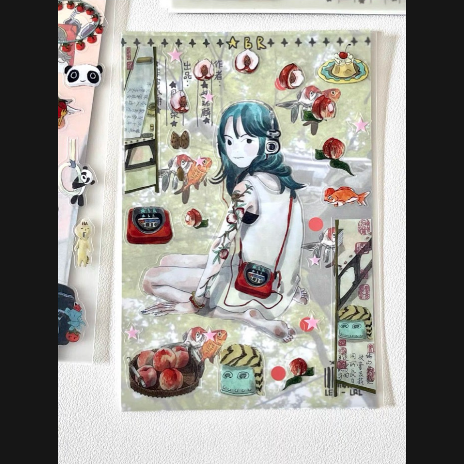 RUILIN ZHAO - HAD A PEACH STICKER SHEET