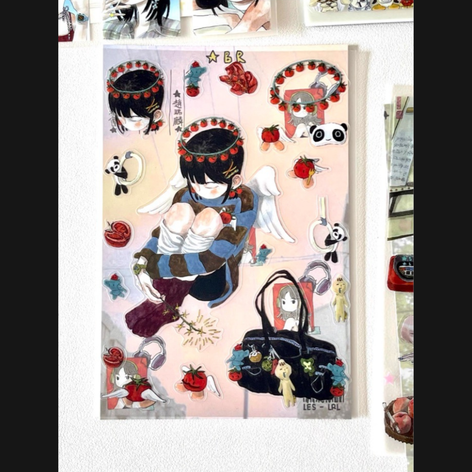 RUILIN ZHAO - TOMATO ANGEL STICKER SHEET