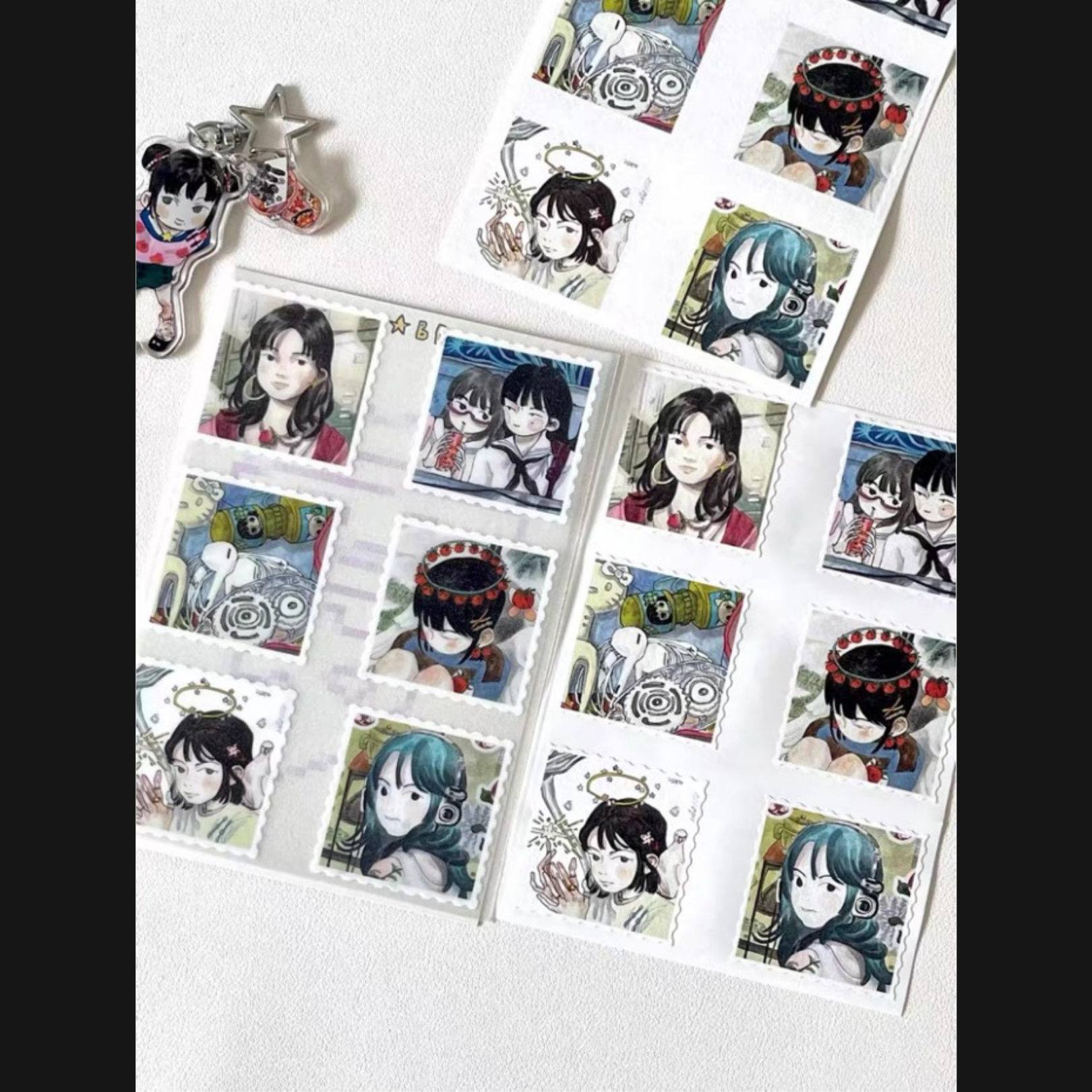 RUILIN ZHAO - STAMP STICKER SHEET SET
