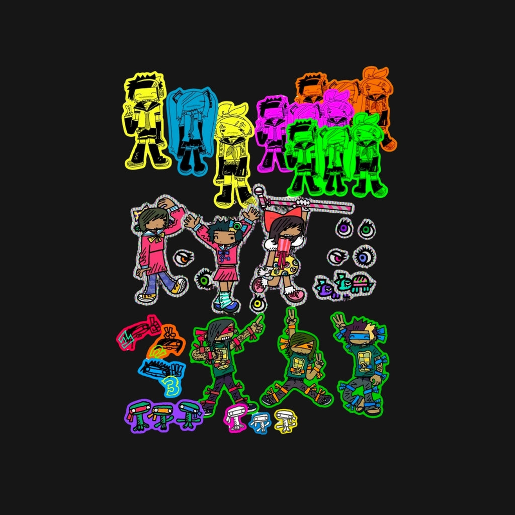 FLUFFY RATS - I LOVE NERDS STICKER PACK