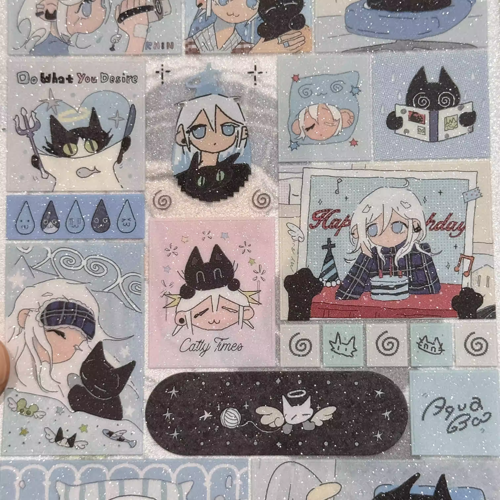 AHEAVEN - RAINY DAY STICKER SHEET