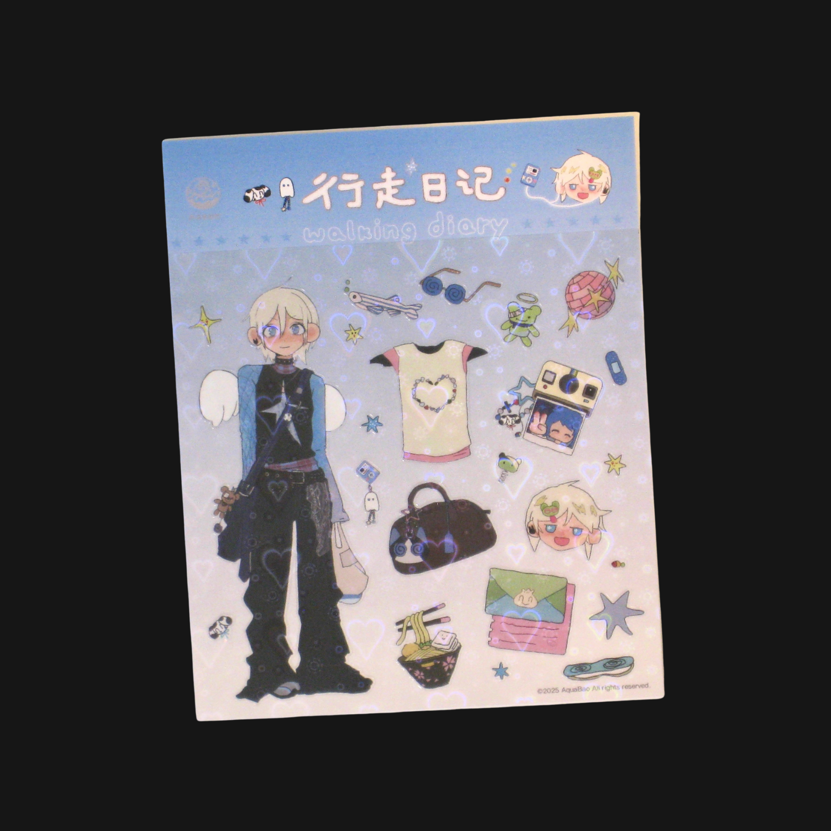 AHEAVEN - WALKING JOURNAL STICKER SHEET